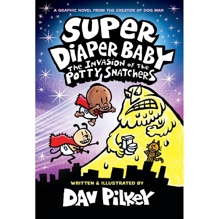 Super Diaper Baby #2 The Invasion Of The Potty Snatchers by Dav Pilkey, , hi-res