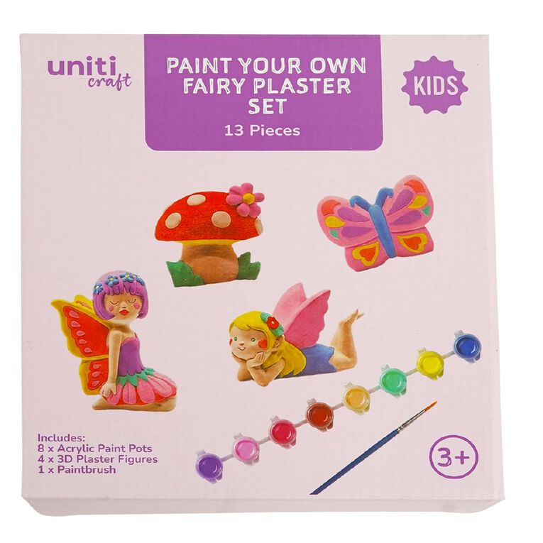 Uniti Craft Kids 3D Plaster Paint Set, , hi-res