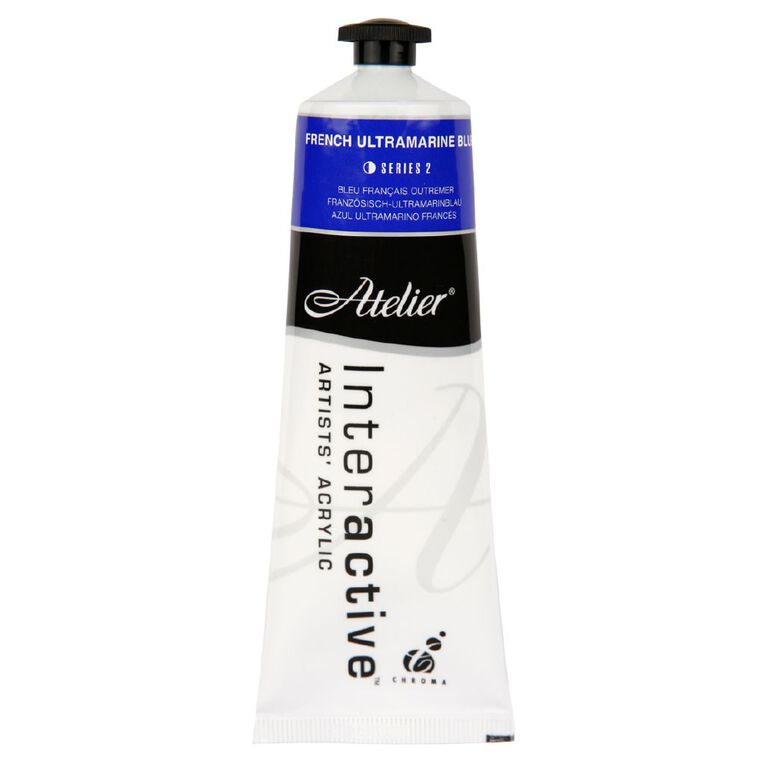 Atelier S2 Acrylic Paint French Ultramarine Blue 80ml, , hi-res