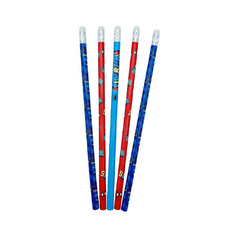 Spider-Man Pencils 5 Pack, , hi-res