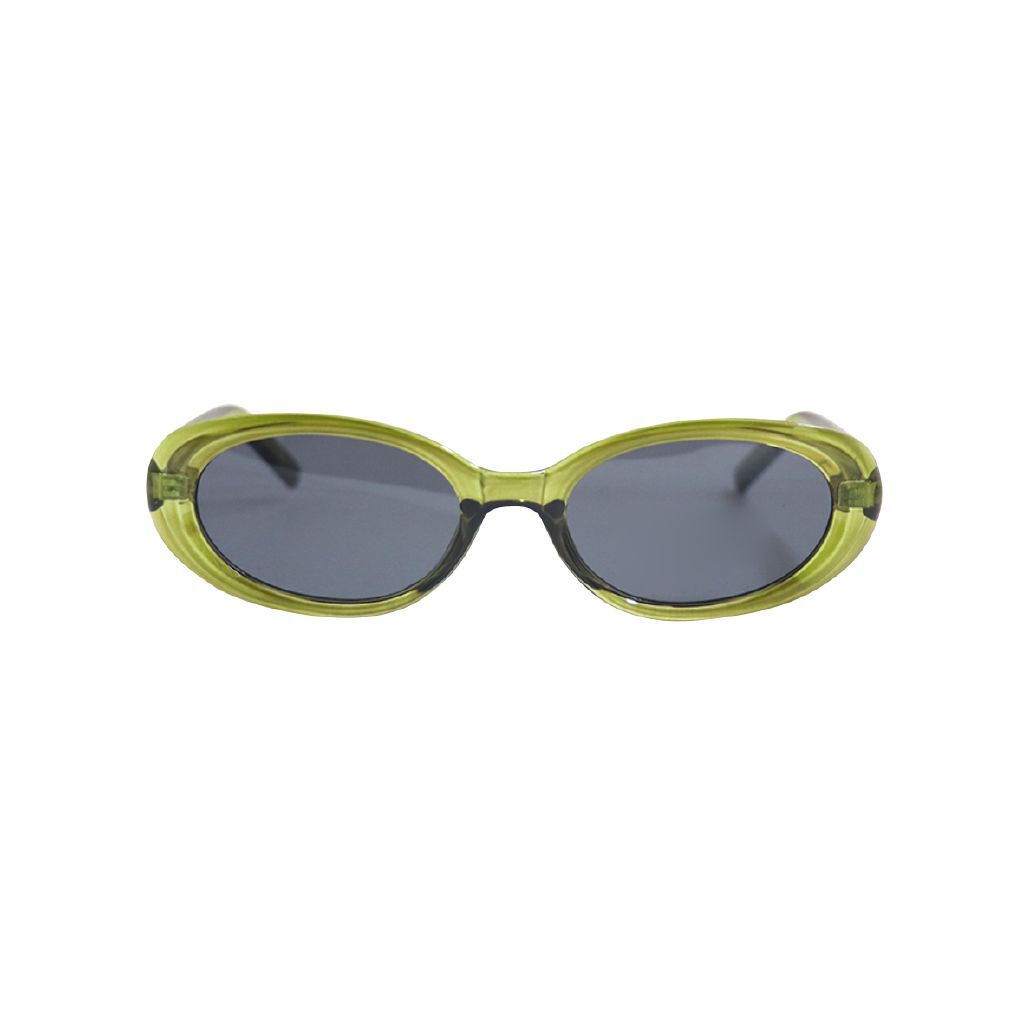 H&H Oval Sunglasses Olive Green | The Warehouse
