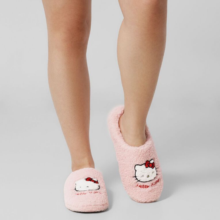 Hello Kitty Women's Scuff Slippers, Pink Light, hi-res