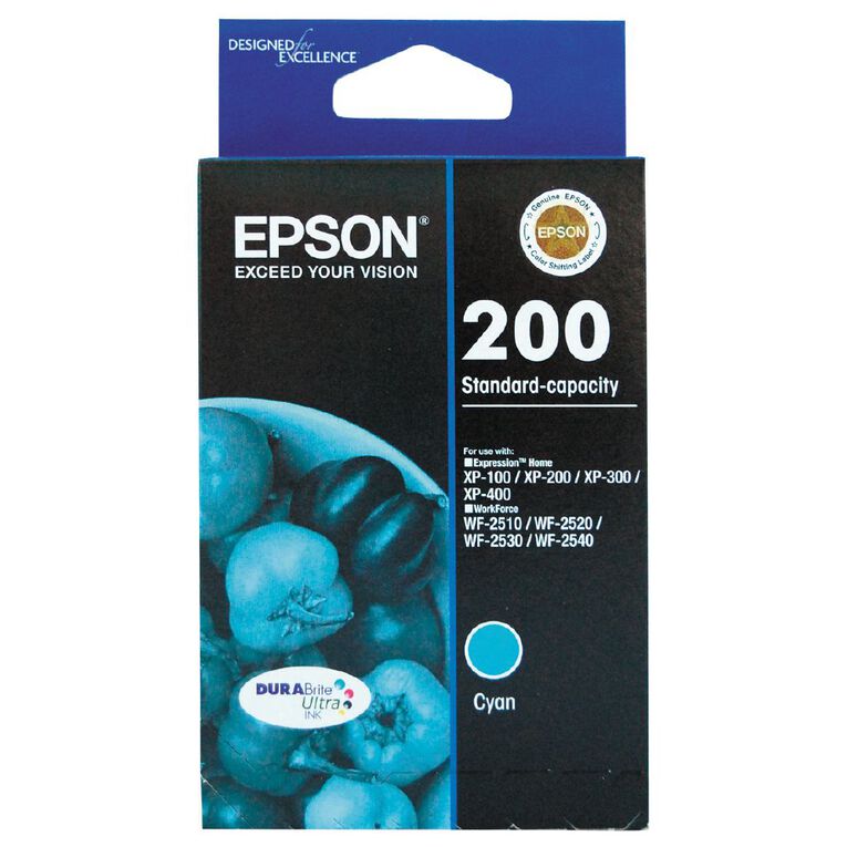 Epson Ink 200 Cyan (165 Pages), , hi-res