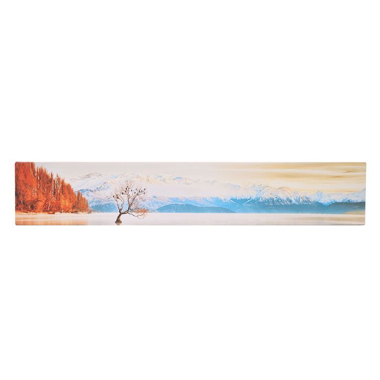 Living & Co Wanaka Tree Printed Canvas 16x90cm, , hi-res