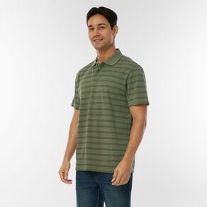 H&H Men's Stripe Polo
