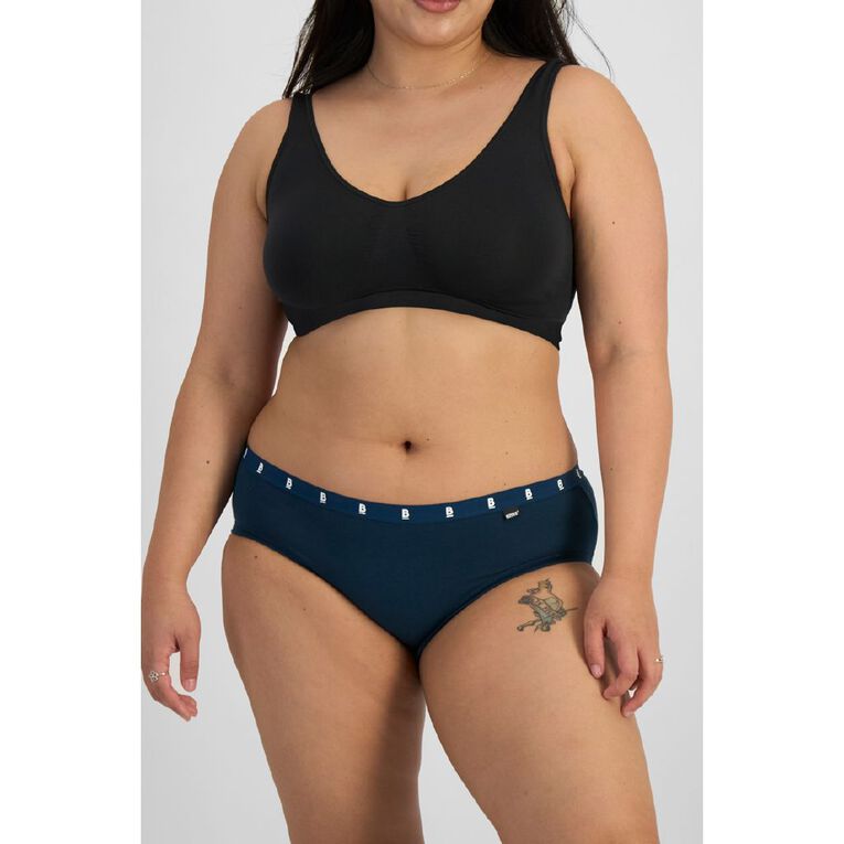 B FOR BONDS Women's Full Briefs 2 Pack, Green Mid, hi-res