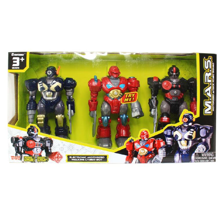 M.A.R.S. 17 Cm Robot 3 Pack, , hi-res