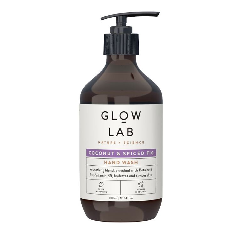 Glow Lab Coconut & Spiced Fig Hand Wash Pump 300ml, , hi-res