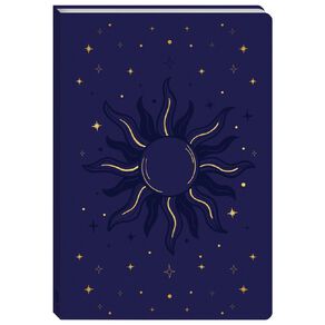 Faux Leather Journal: Celestial Sun