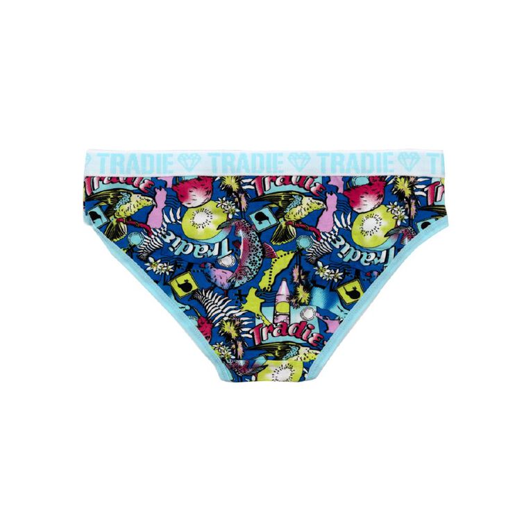 Tradie Girls' Christmas Bauble Bikini 2 Pack, Blue Mid, hi-res