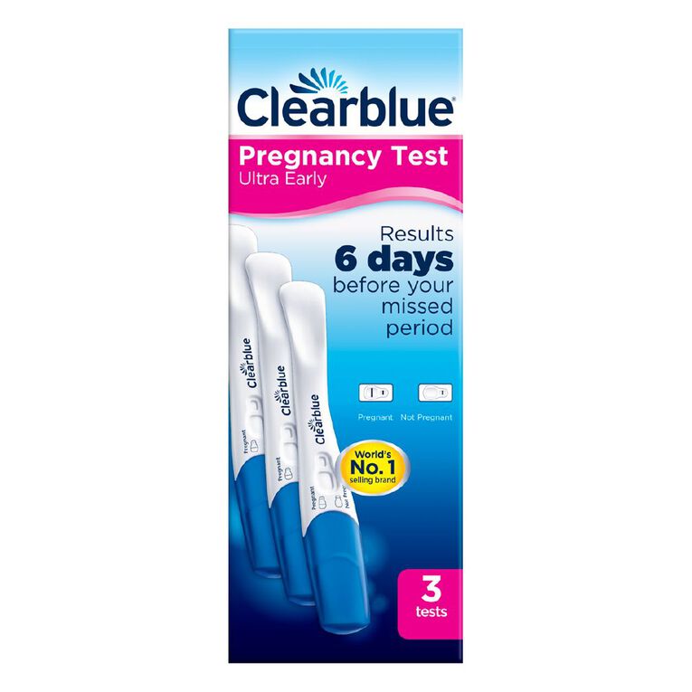 Clearblue Visual Ultra Early Detection 3 Pack, , hi-res