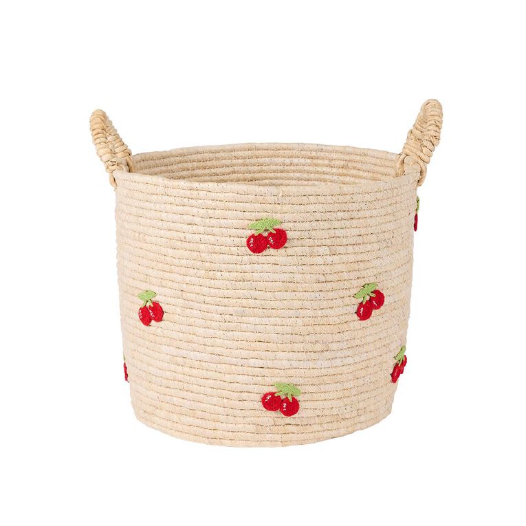 Living & Co Basket Cherry Detail, , hi-res