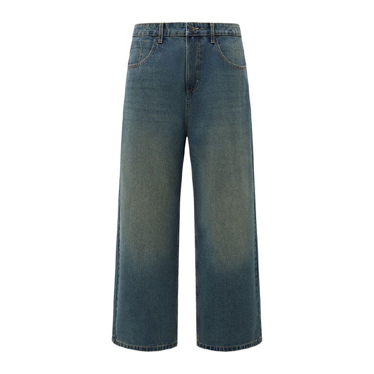 Garage Men's Baggy Jeans, Denim Dark vintage, hi-res