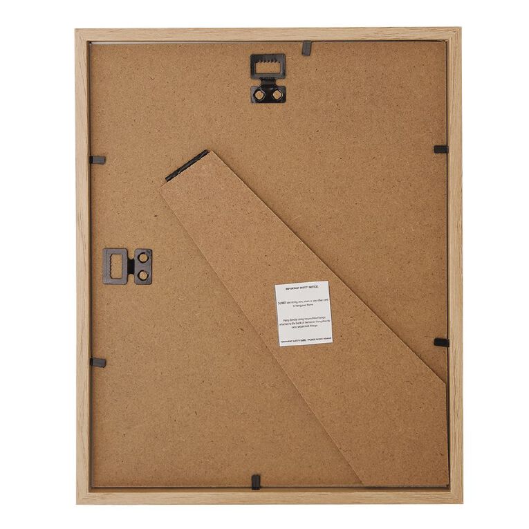 Living & Co Box Frame Natural 8in x 10in, Natural, hi-res