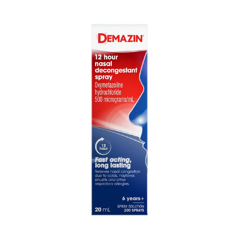 Demazin Demazin Decongestant Nasal Spray 20ml, , hi-res