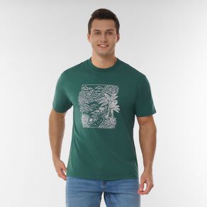 H&H Men's Relaxed Fit Graphic Tee