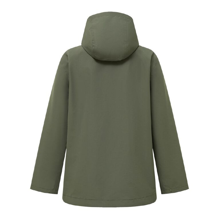 Active Intent Women's Raincoat, Green Mid, hi-res