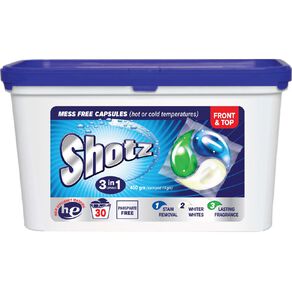 Shotz Laundry Pods 30 Pack