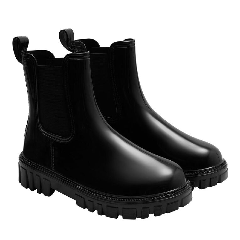 H&H Women's Ollie Gumboots, Black, hi-res