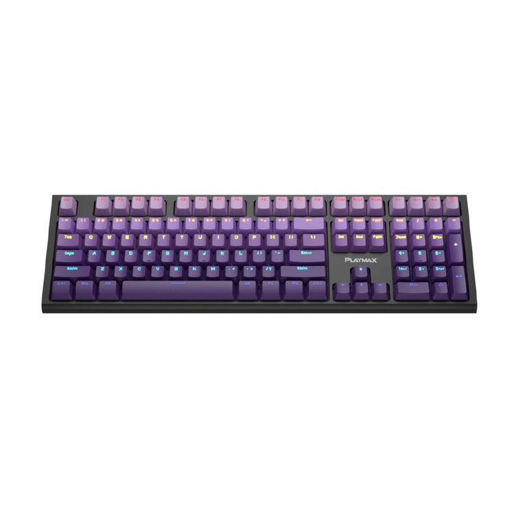 Playmax RGB Mechanical Gaming Keyboard With Key Caps Black, , hi-res