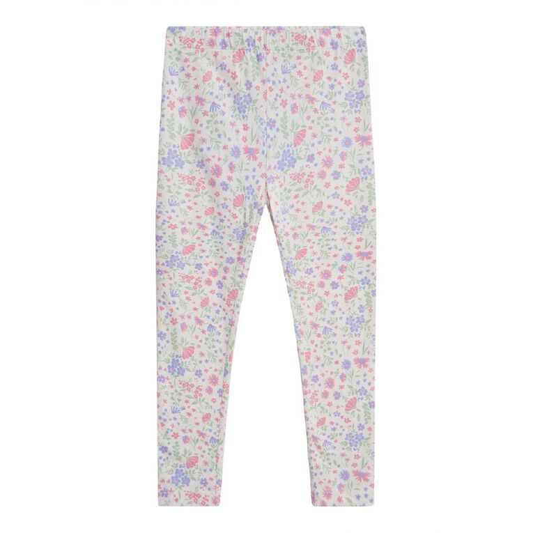 Young Original All Over Print Leggings, Cream, hi-res