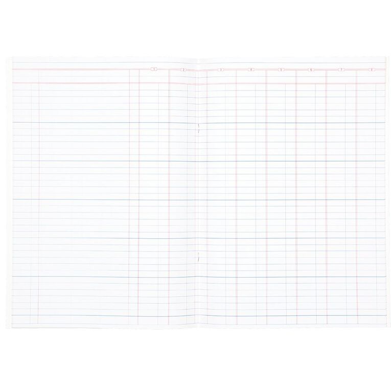 WS 8 Column Analysis Book Blue Mid A4, , hi-res
