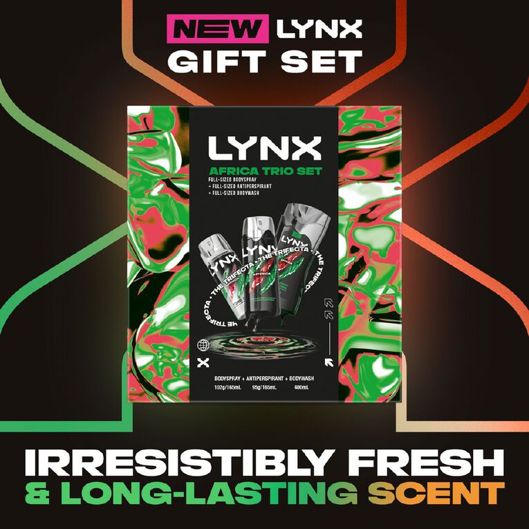 Lynx Africa Trio Gift Set, , hi-res