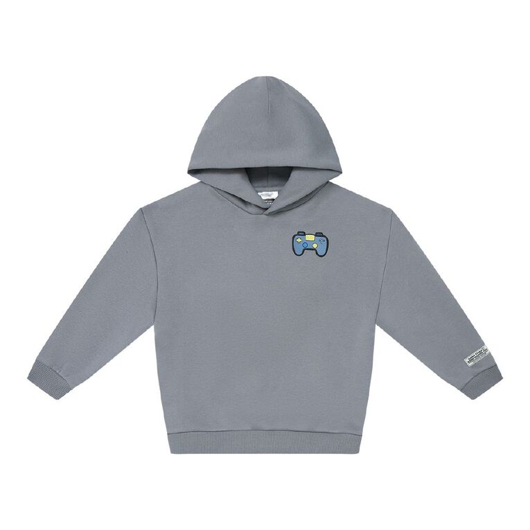Young Original Cosy Pullover Hoodie, Grey Mid GAMER, hi-res