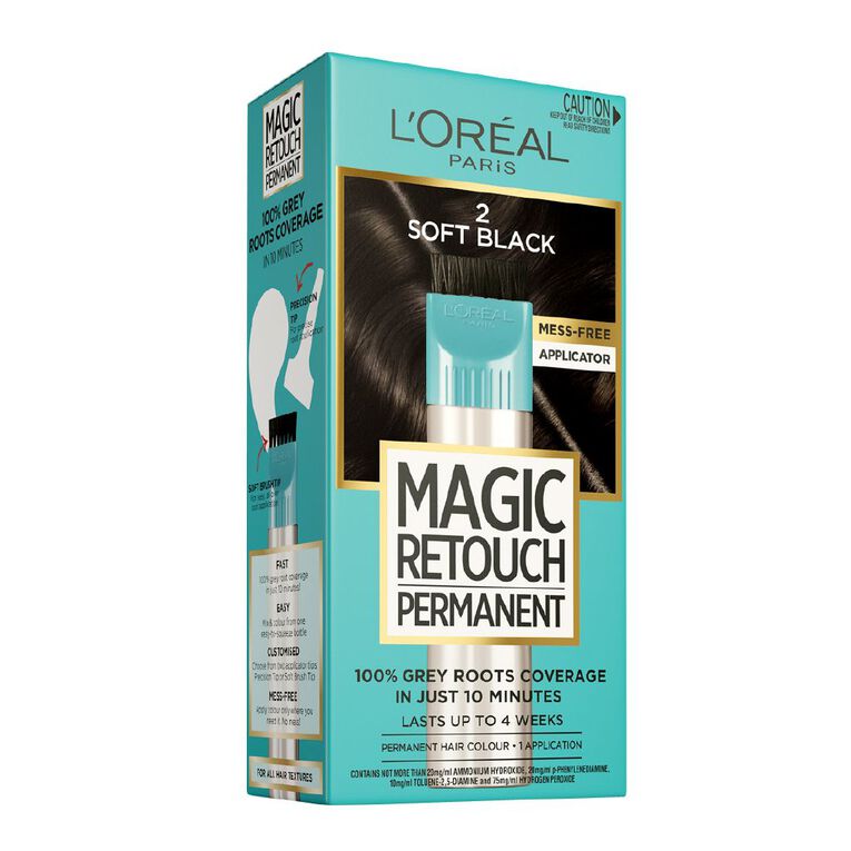L'Oreal Paris L'Oreal Paris Magic Retouch Permanent 2 Black Black, , hi-res