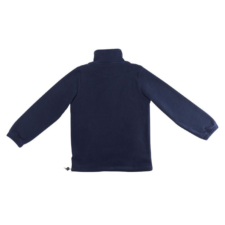 Schooltex Papatoetoe North School Polar Fleece Top with Embroidery, Navy/Royal, hi-res
