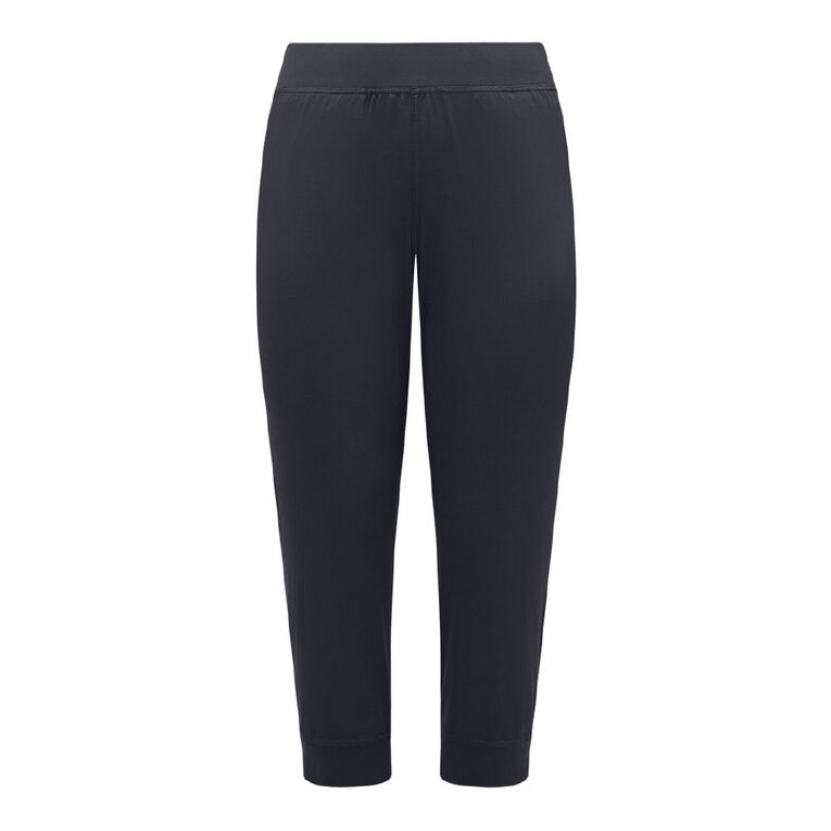 Active Intent Women's Cropped Joggers, Grey Mid, hi-res