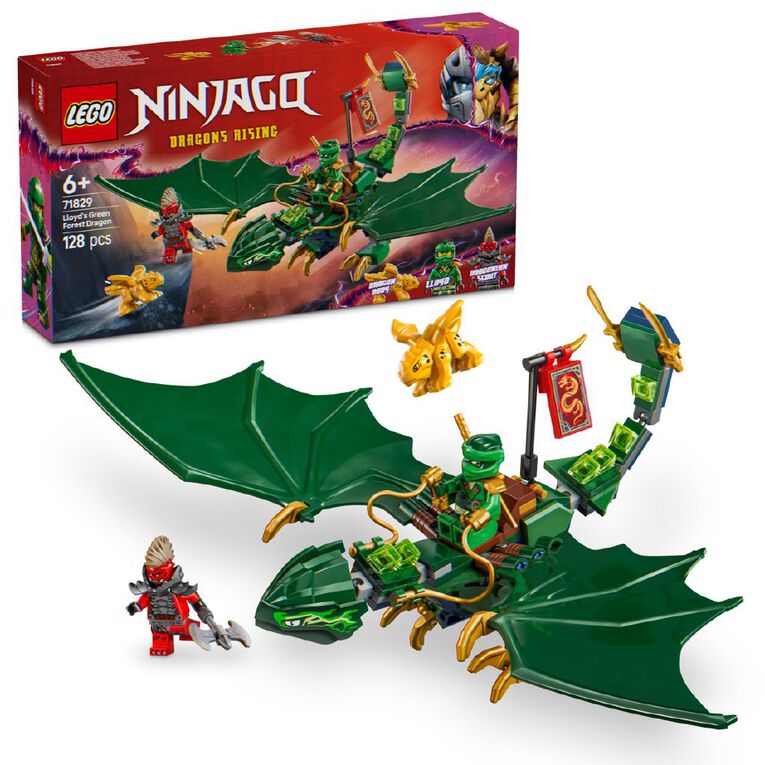LEGO Ninjago Lloyd's Green Forest Dragon 71829, , hi-res