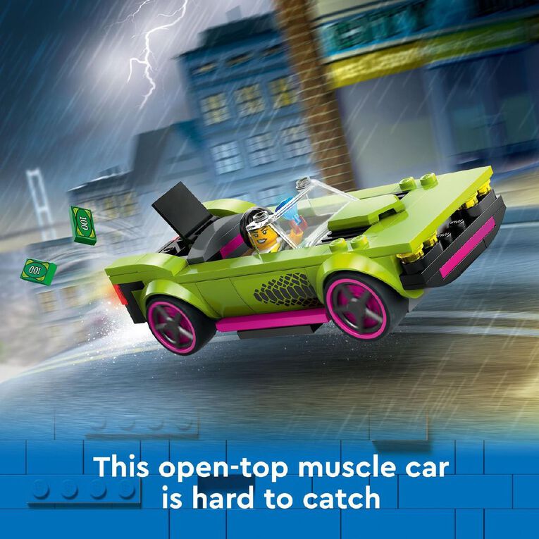 LEGO CITY Police Car and Muscle Car Chase 60415, , hi-res