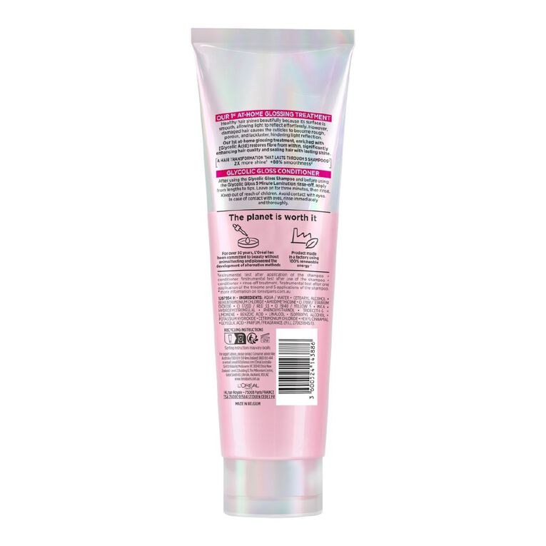 L'Oreal Paris Glycolic Gloss Conditioner 150ml, , hi-res