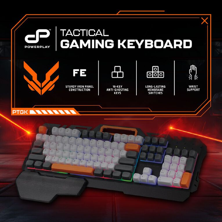 PowerPlay Tactical Gaming Keyboard, , hi-res