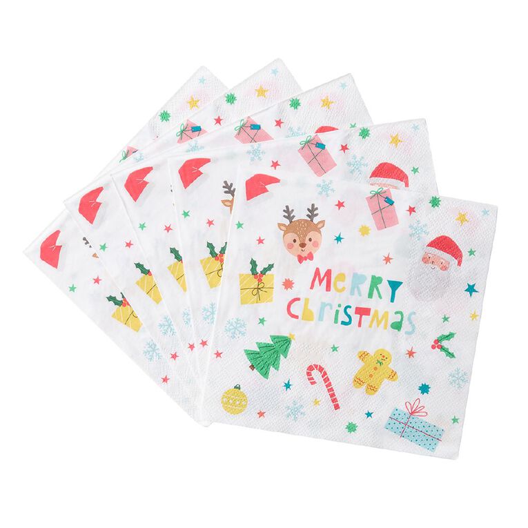 Wonderland Fun Festive Paper Napkin 20 Pack, , hi-res