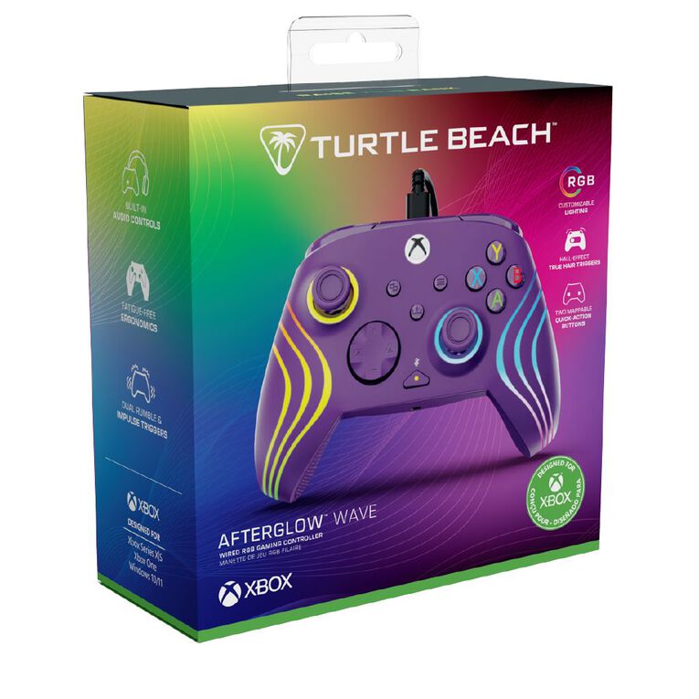 Turtle Beach Afterglow Wave Wired Controller Purple, , hi-res