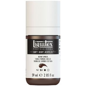 Liquitex Soft S1 Body Acrylic Paint Burnt Umber