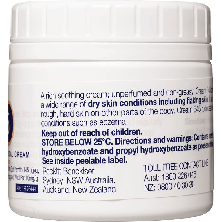 Dermatalogical E45 Cream for Dry Skin Conditions, , hi-res