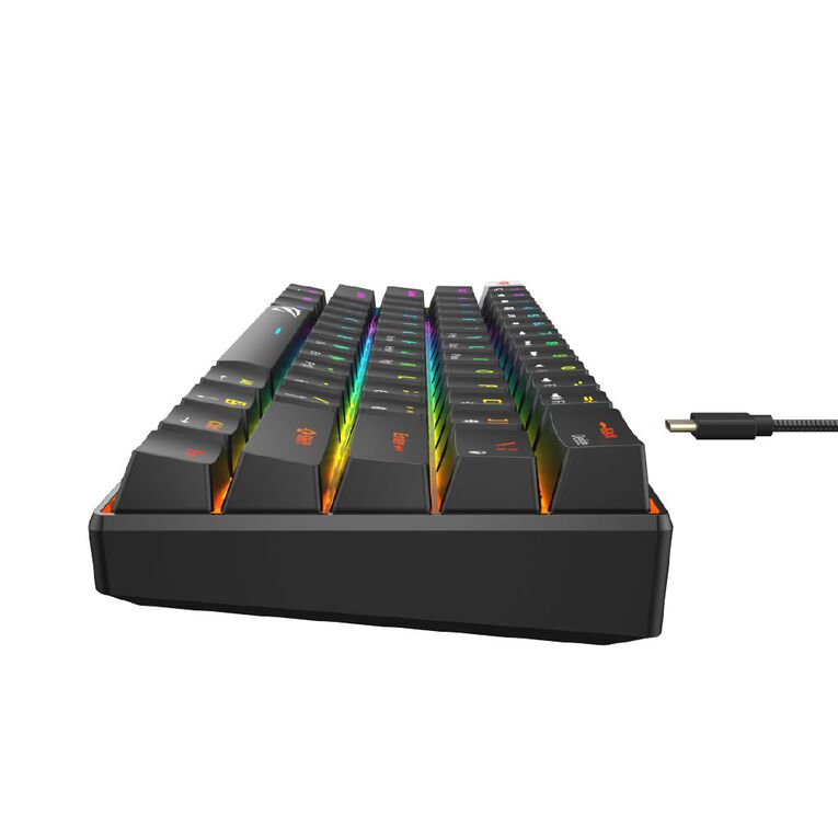 Gamenote RGB Backlit Mechanical Keyboard Black, , hi-res