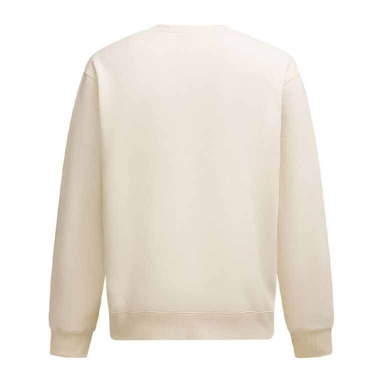 Garage Men's Graphic Crewneck Sweatshirt, Cream, hi-res