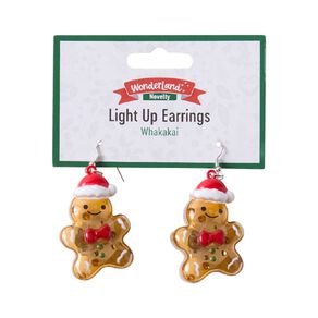 Wonderland Novelty Light Up Earrings Assorted