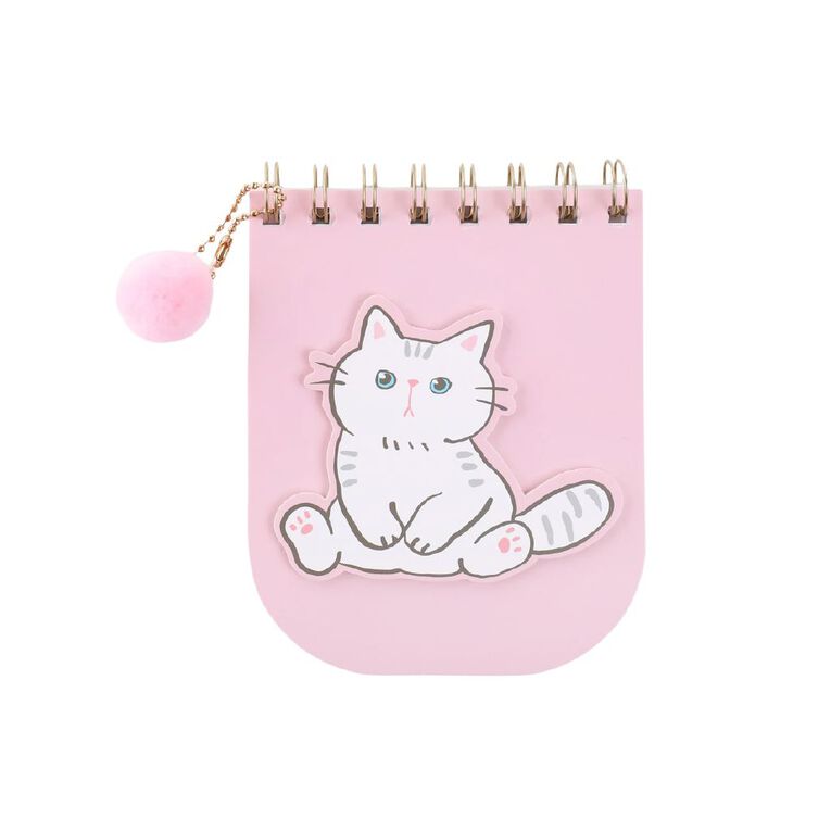 Uniti Kids Playful Simplicity Spiral Cat Notepad, , hi-res