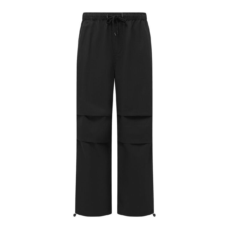Garage Men's Parachute Pants, Black, hi-res