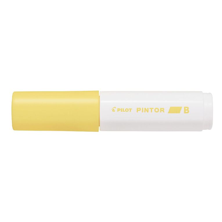 Pilot Pintor Marker Chisel Broad 8.0mm Tip Yellow, , hi-res