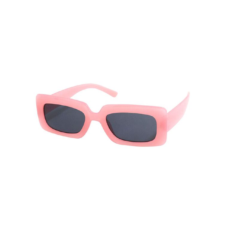 H&H Kids' Rectangular Transparent Sunglasses Pink, , hi-res
