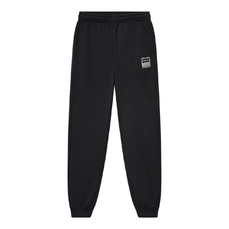 Young Original Core Print Trackpants, Grey Dark, hi-res