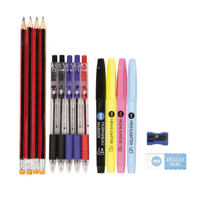 WS Writing Pack Assorted 15 Pack, , hi-res
