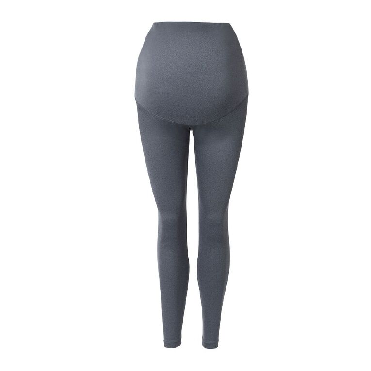 H&H Maternity Stretch Leggings, Charcoal/Marle, hi-res