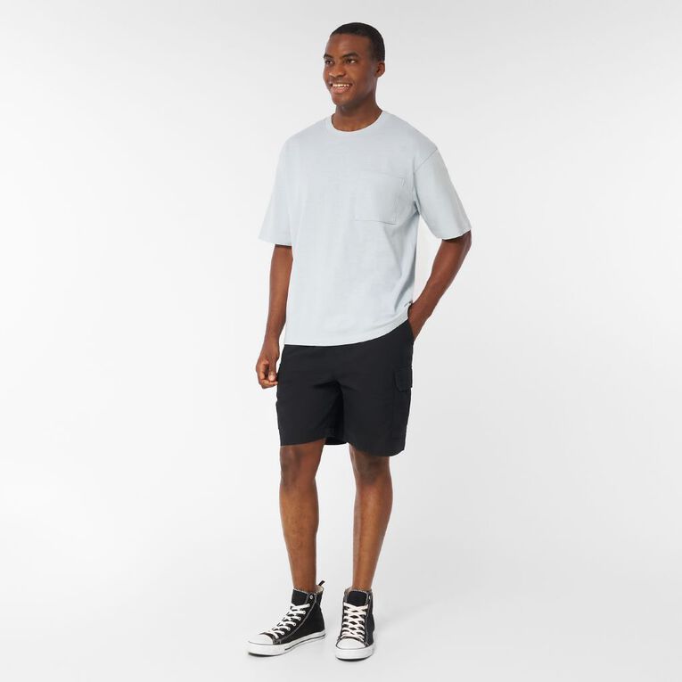 Garage Men's Heavyweight Boxy Tee Slub, Blue Light, hi-res